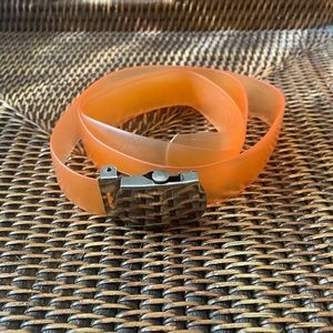 ‼️FINAL PRICE‼️Fun trendy Candy Color jelly belt with metal clasp